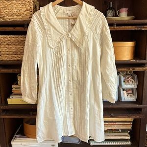 Cleobella mini shirt dress size xs new with tags